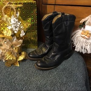 Classic Black Womens Cowboy Boots